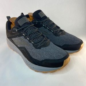 Brooks Cascadia 14 Trail Mens Athletic Shoes Size 11.5 Grey Black